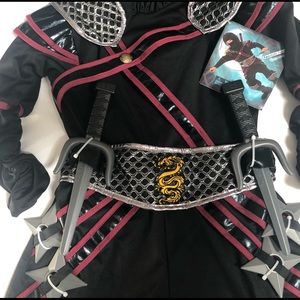 Halloween Ninja Deluxe Kids Costume with Accessories